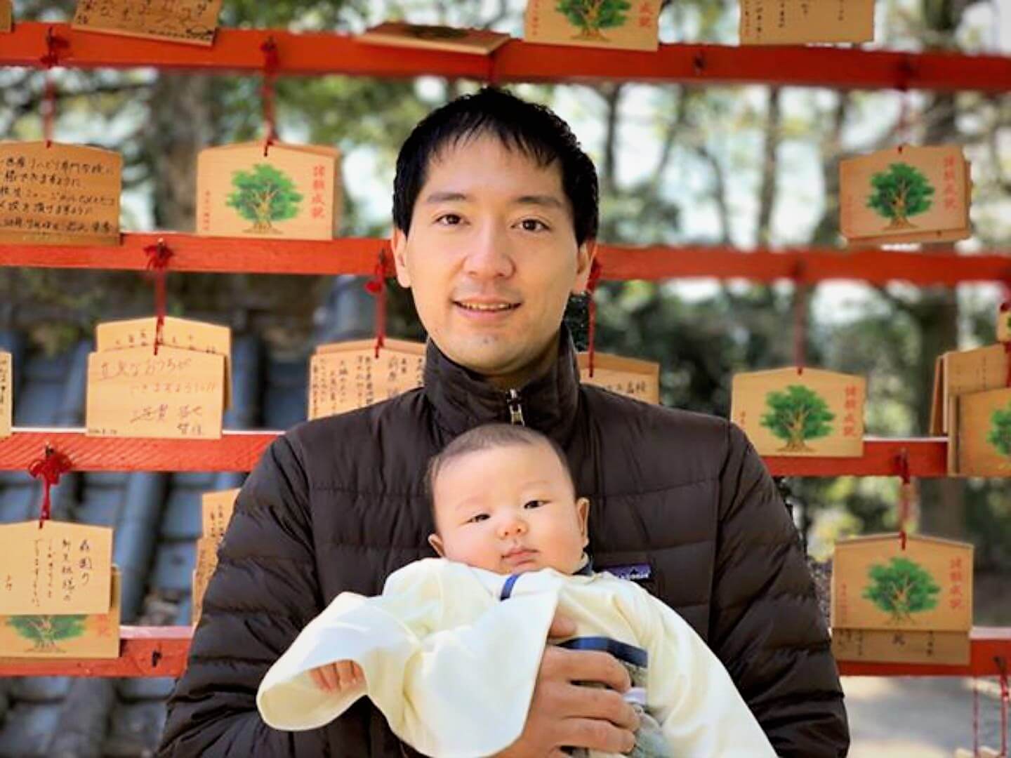 まだ0歳の時の長男と